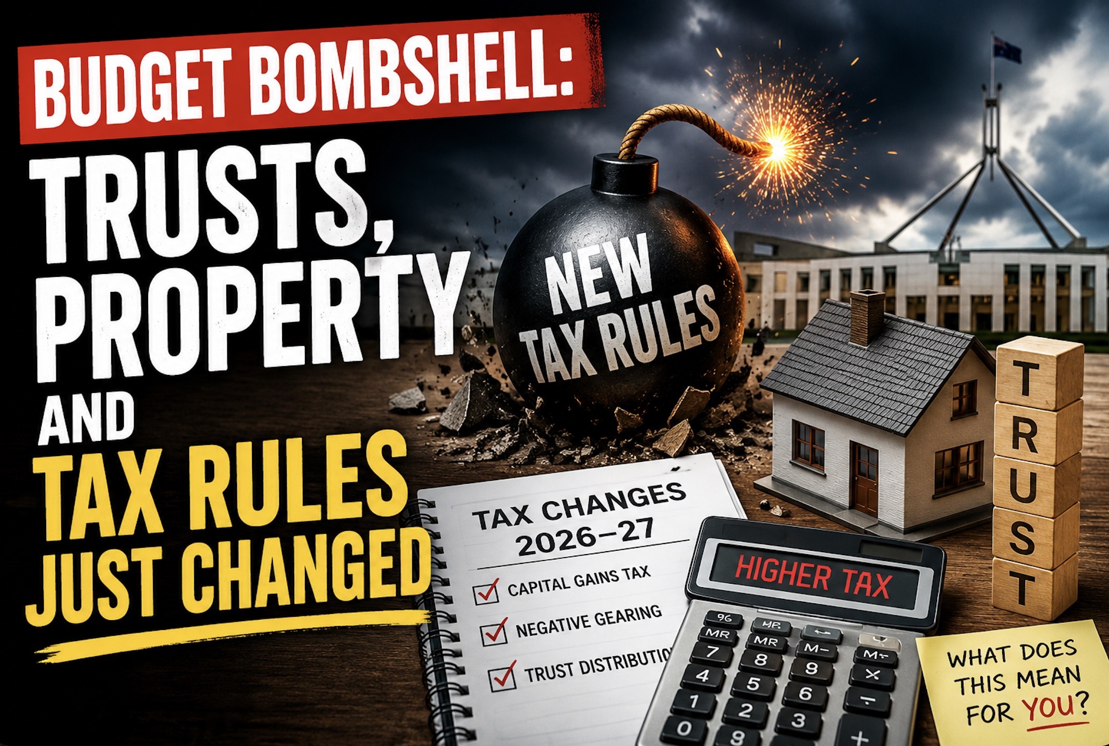 Budget Bombshell: Trusts, Property and Tax Rules Just Changed